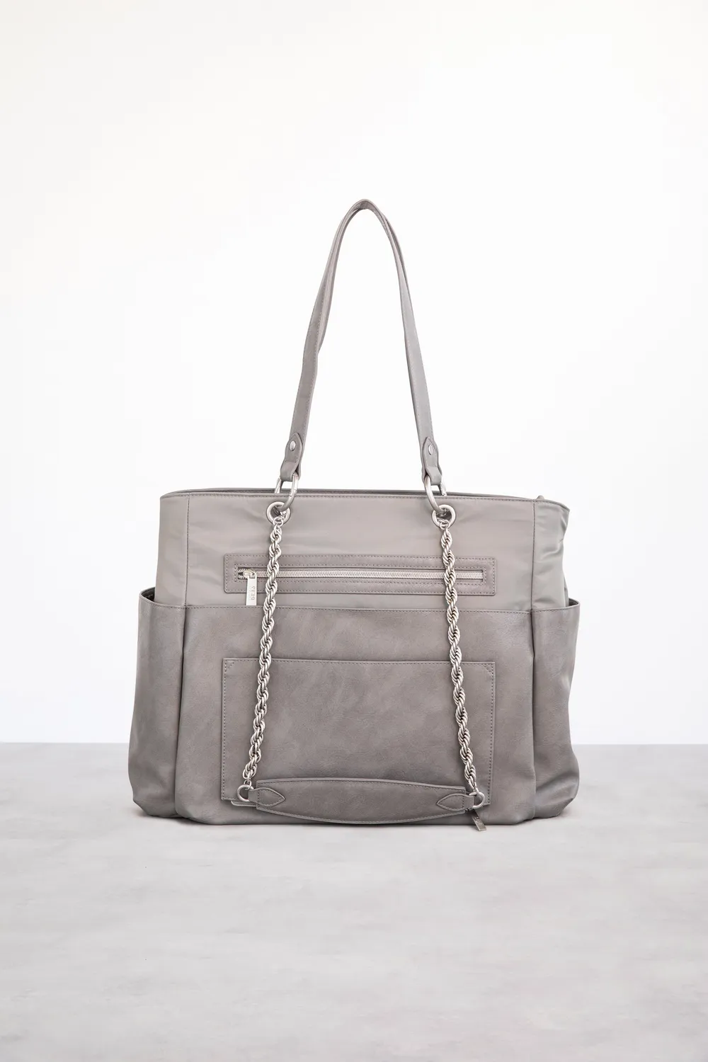 Beis The Diaper Bag borsa fasciatoio grigio 4 tracolle