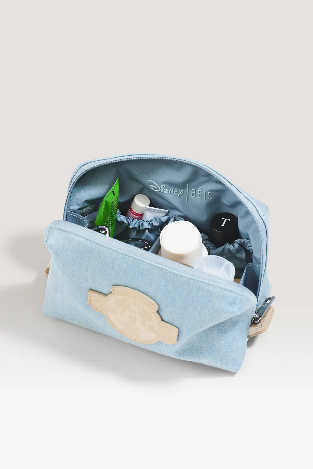 Beis Small Cosmetic Pouch Disney pochette blue jeans