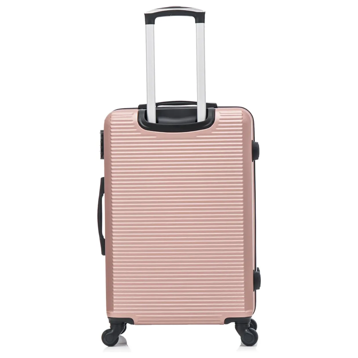 CELIMS XL 75 cm valigia da stiva oro rosa rigida ABS