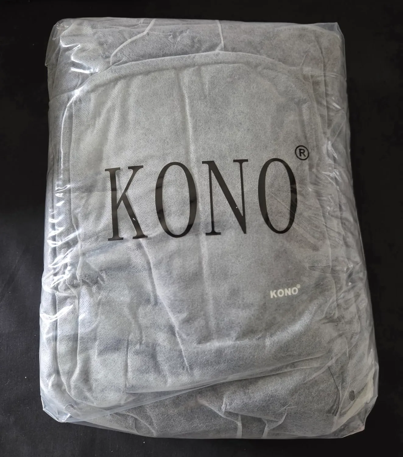 Kono Zaino Porta PC 15,6 Pollici Nero antifurto USB