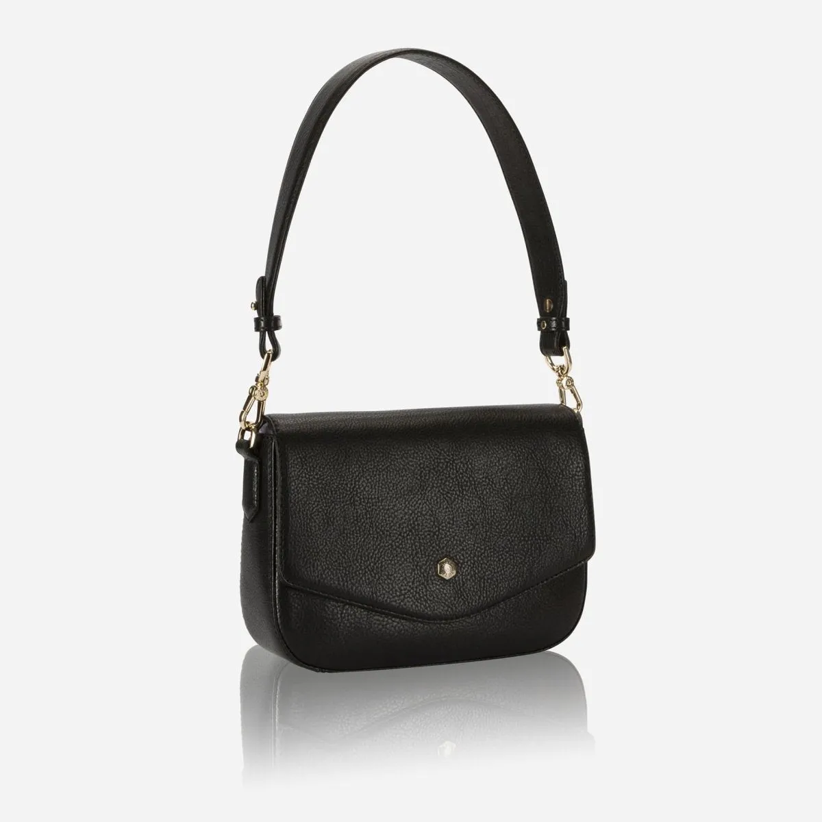 Jekyll & Hide Paris Saddle borsa tracolla nera pelle RFID