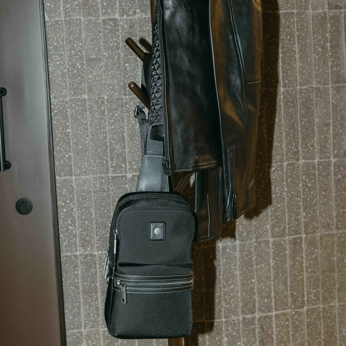 Jekyll & Hide Tokyo borsello chest bag nero nylon