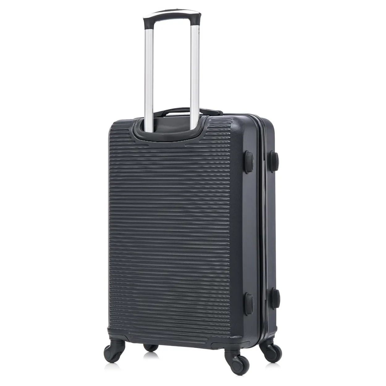 CELIMS L 65 cm valigia da stiva nera rigida ABS