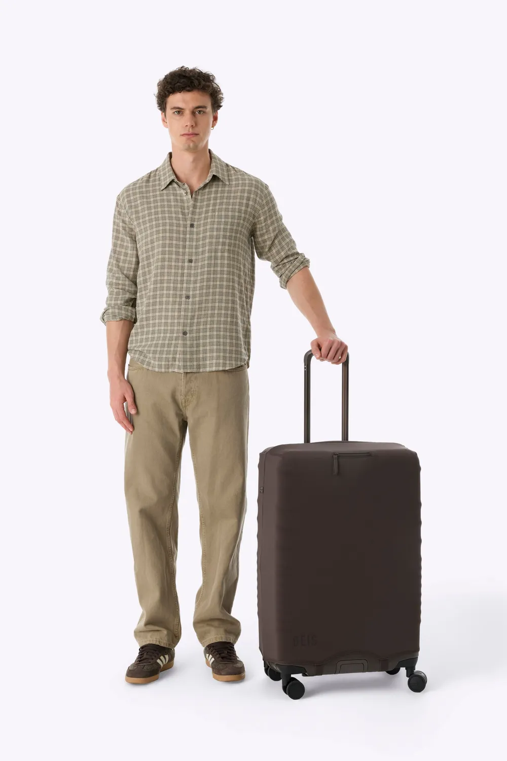 Beis Hybrid Check-In Cover Espresso Copribagaglio