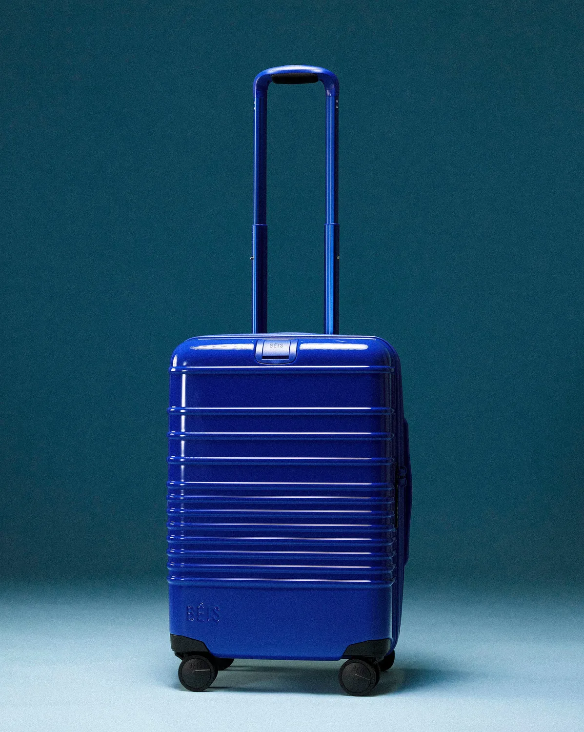 Beis The Carry-On Roller trolley cabina blu cobalt lucido