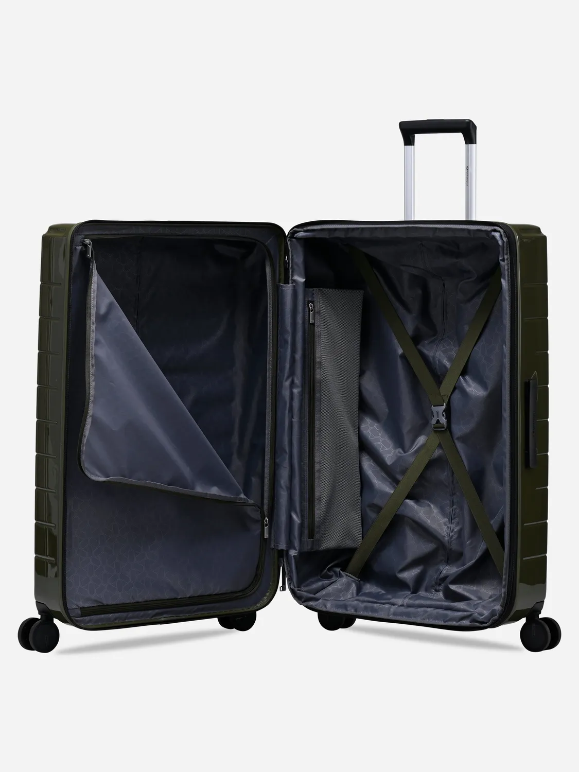 Eminent Voyager Set Espandibile set valigie verde scuro rigido