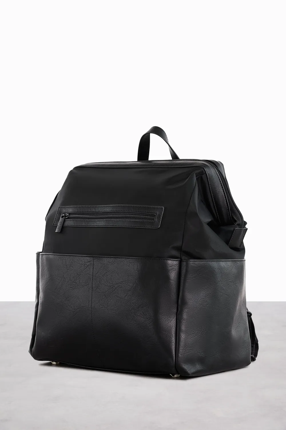 Beis Backpack Diaper Bag zaino nero fasciatoio