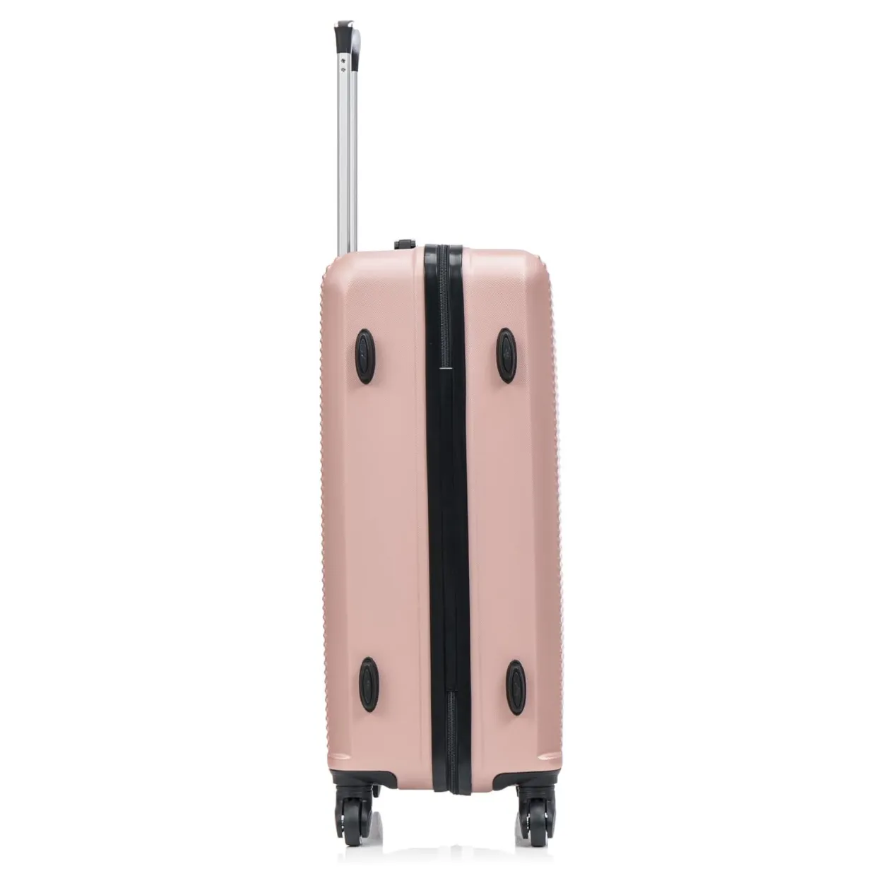 CELIMS XL 75 cm valigia da stiva oro rosa rigida ABS