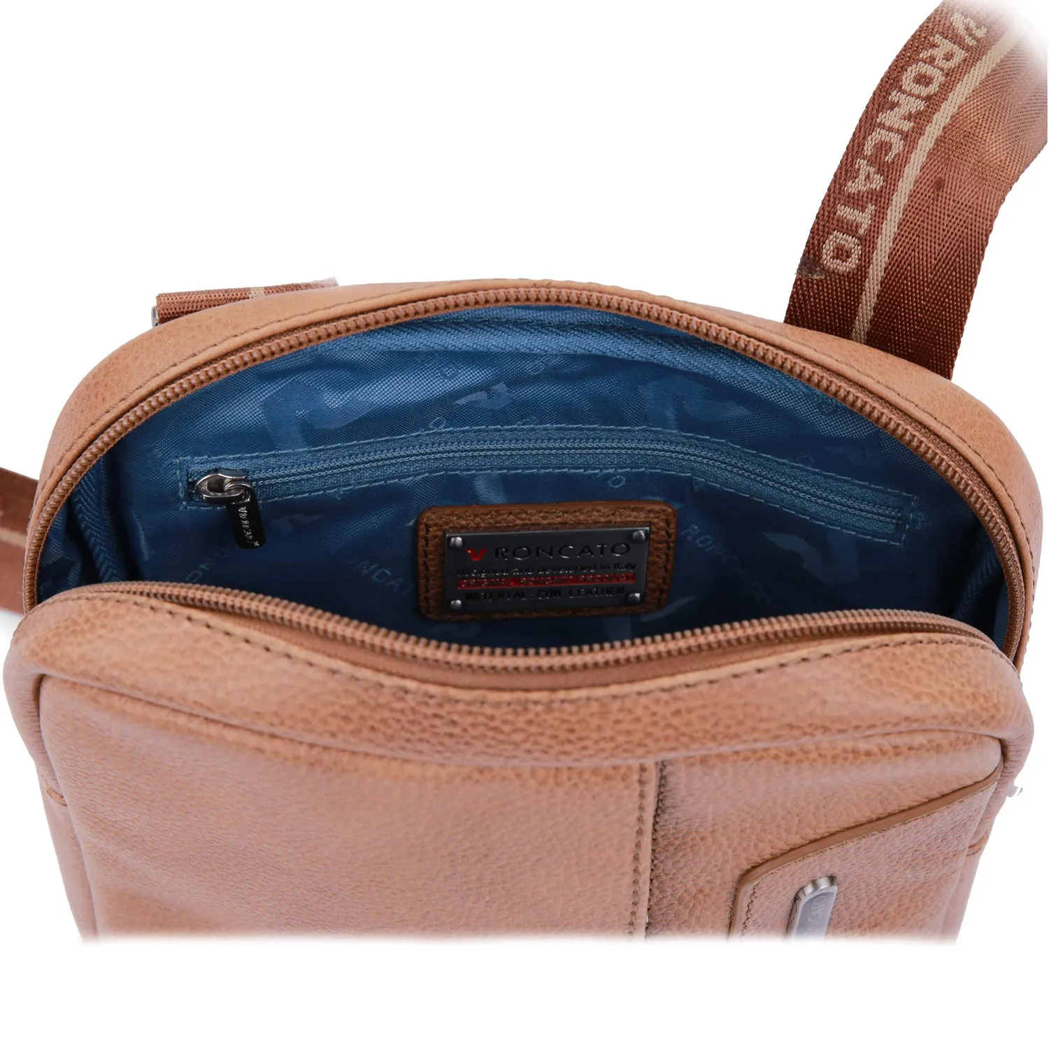 Roncato Panama DLX Utility Bag borsello zip ecru 21 cm