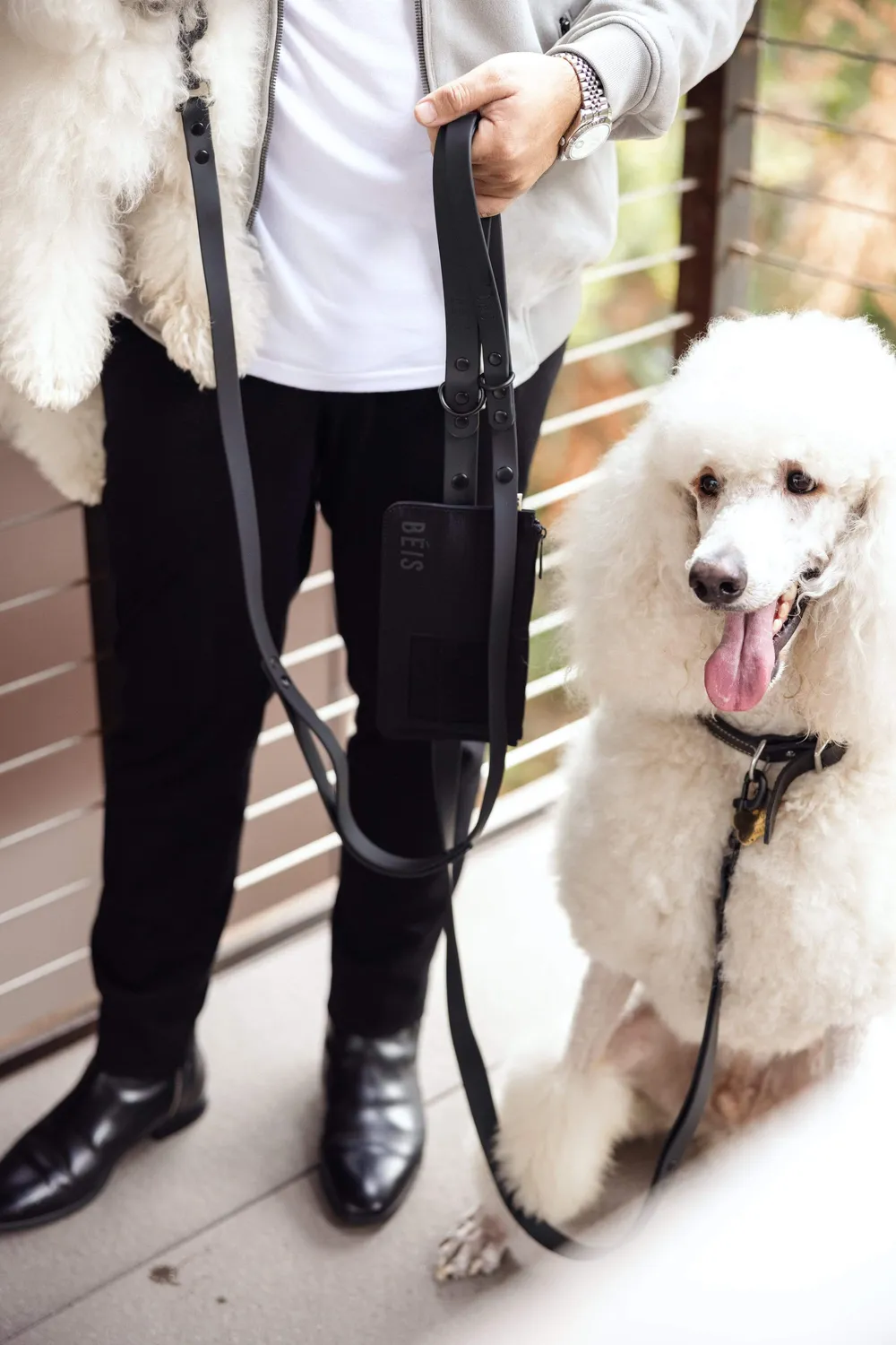 Beis The Pet Leash M/L guinzaglio con pochette