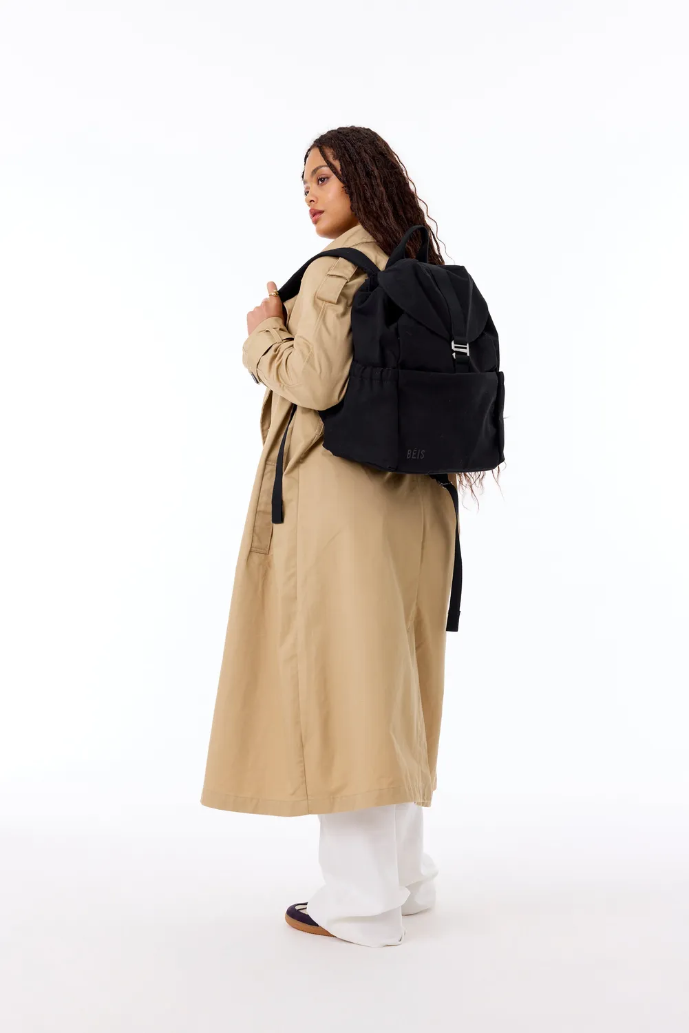 Beis Rucksack zaino Black porta laptop lavabile