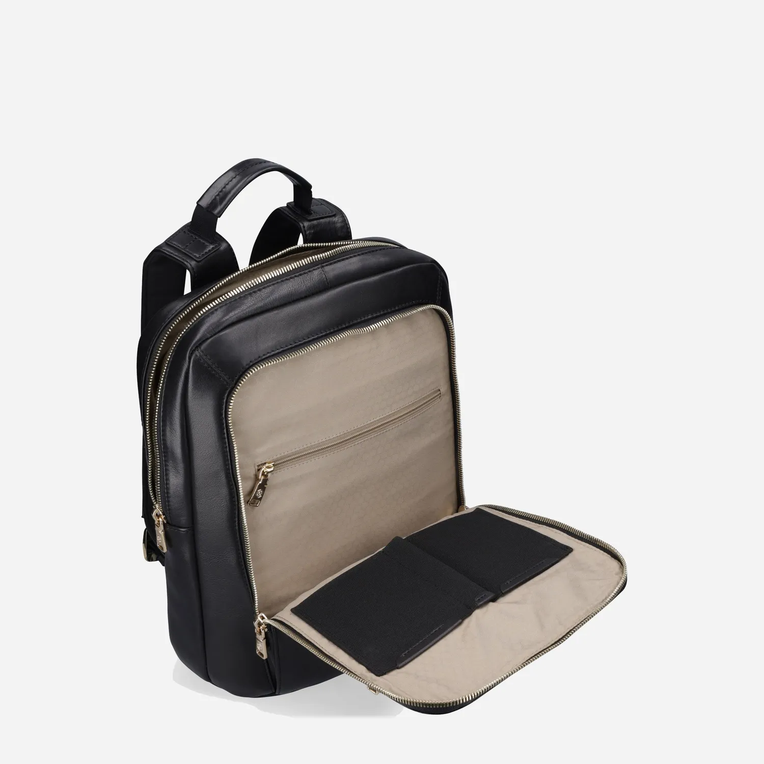 Jekyll & Hide Madrid Paris zaino pelle 13" nero donna