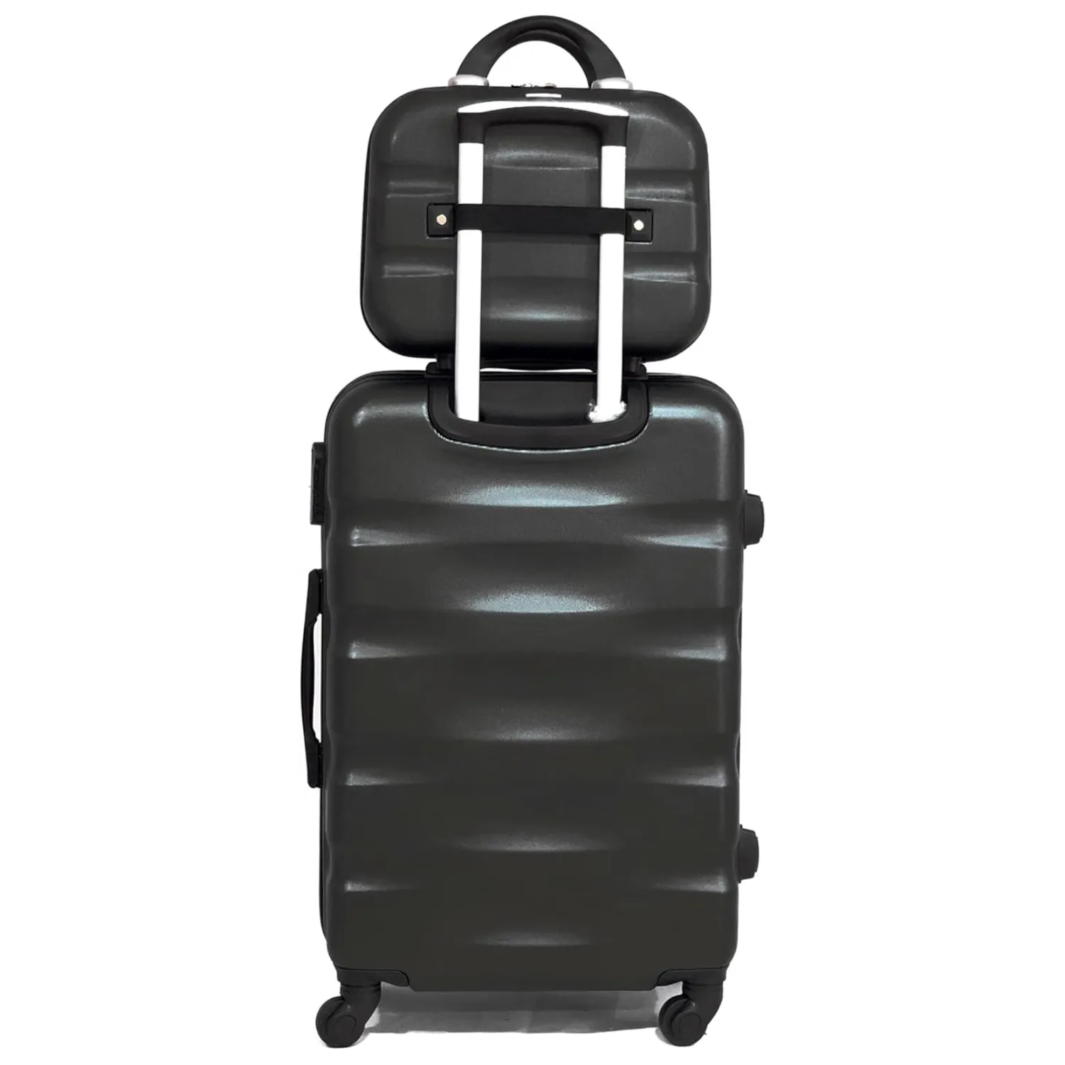 CELIMS AeroWave S valigia cabina 55 cm nera ABS con beauty case
