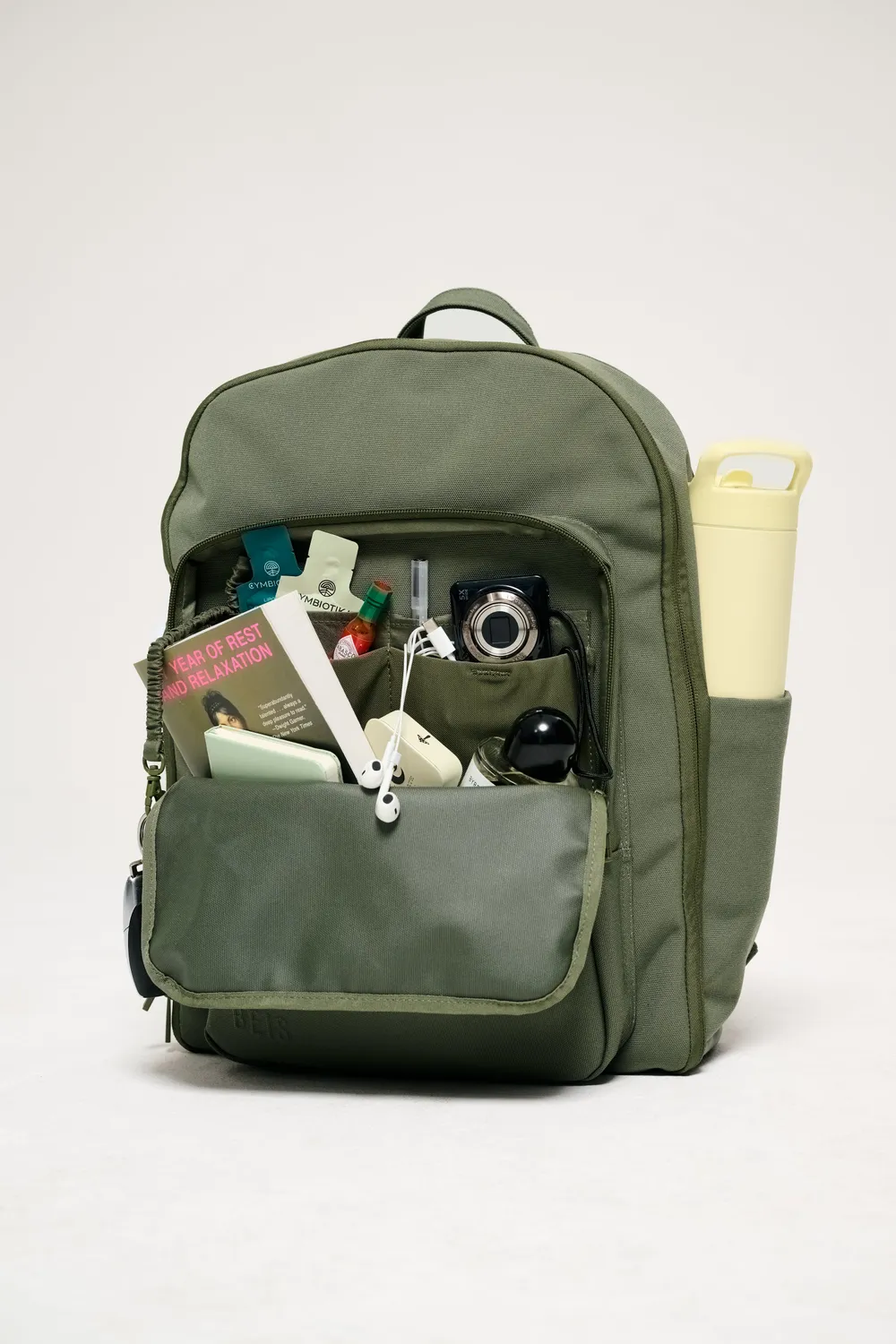 Beis The Travel Backpack zaino verde oliva da cabina