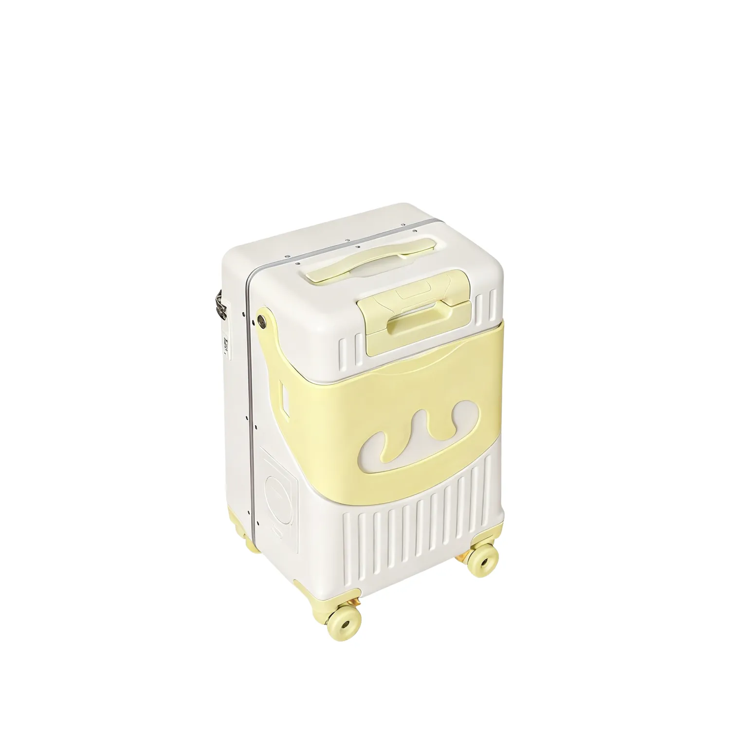 CELIMS PopSeat Valigia Cabina Bimbo Bianco Gialla sedile