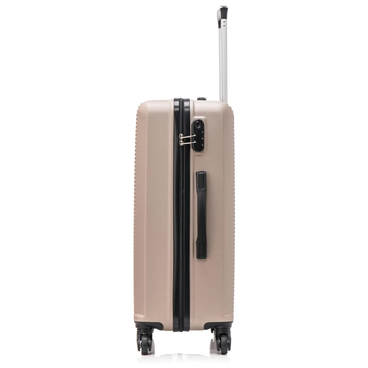 CELIMS XL valigia stiva 75 cm nera rigida 23 kg