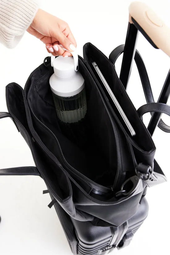 Beis Commuter Tote shopper nero da viaggio