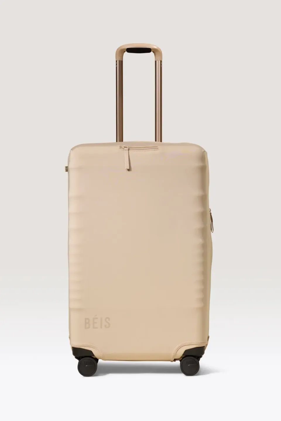 Beis Medium Check-In copertura valigia beige lavabile