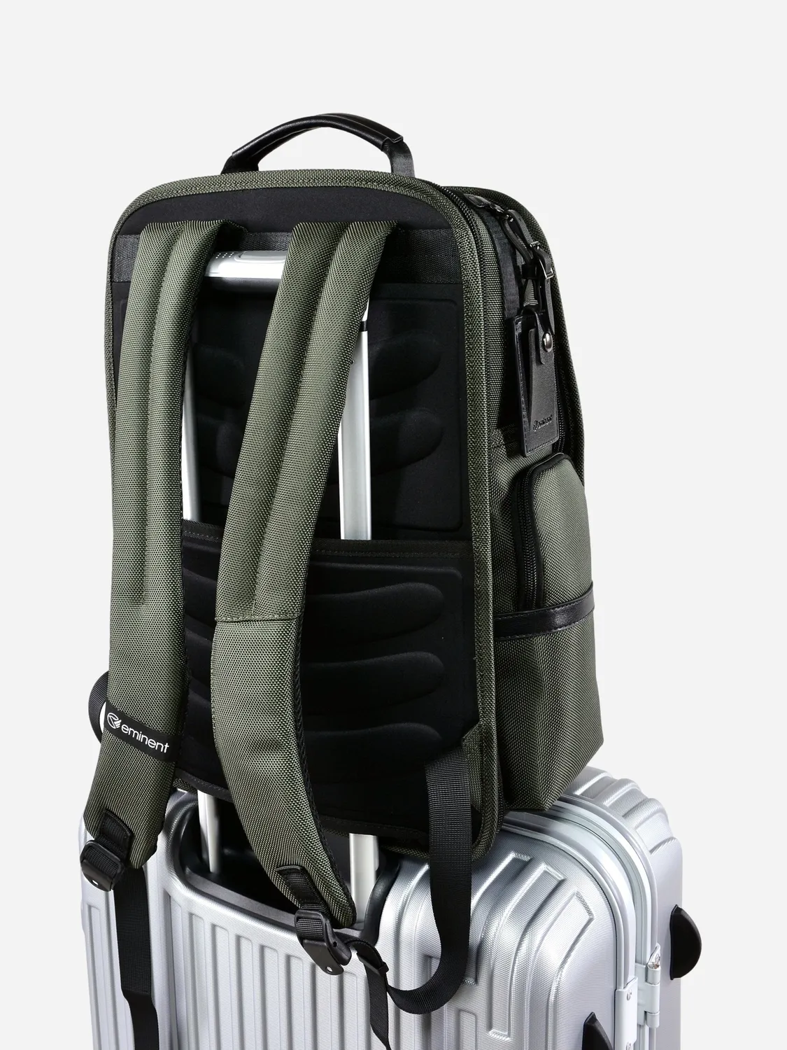 Eminent Roadmaster Zaino Verde Militare Porta PC 14 Pollici