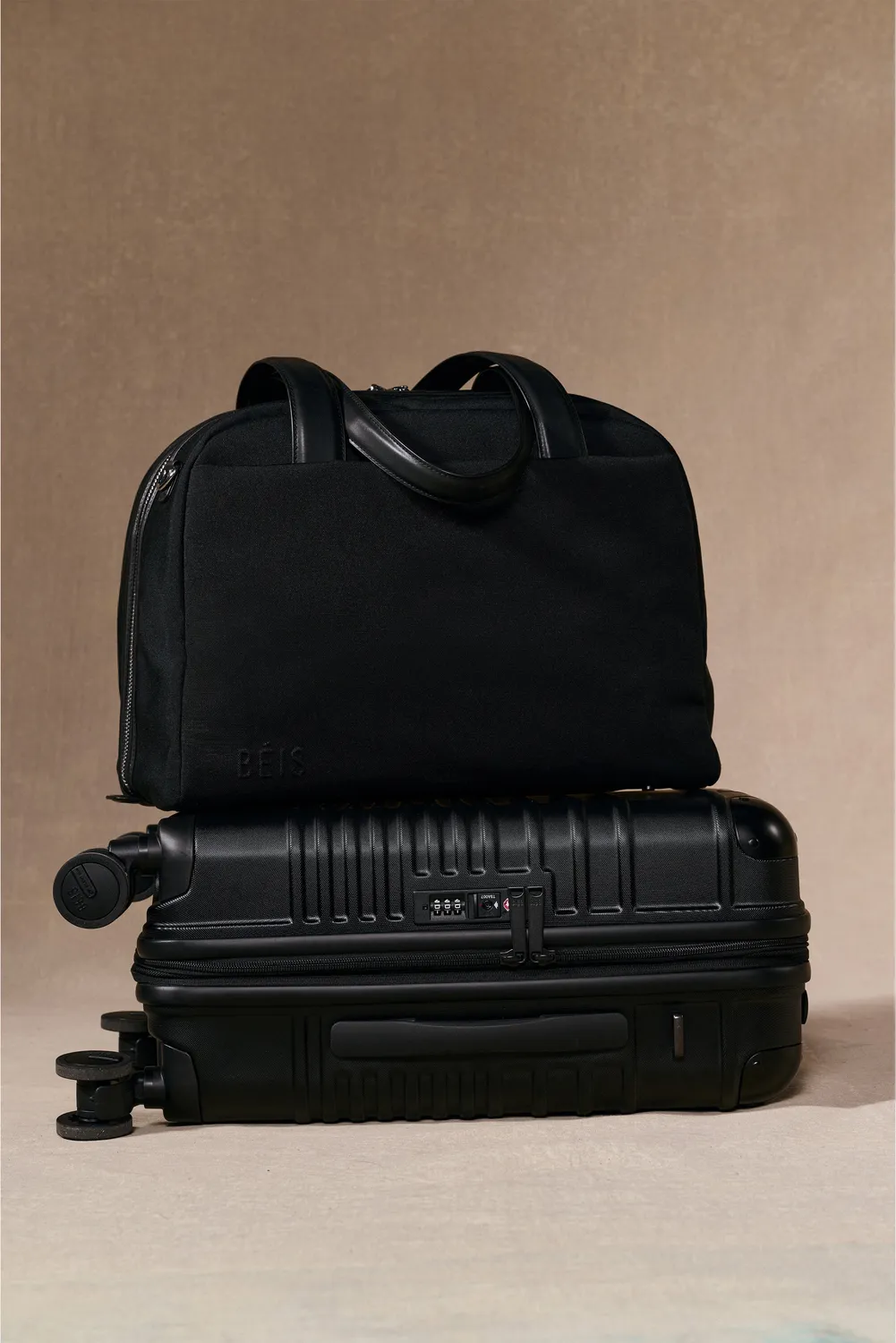 Beis The Duffle borsone viaggio nero porta PC
