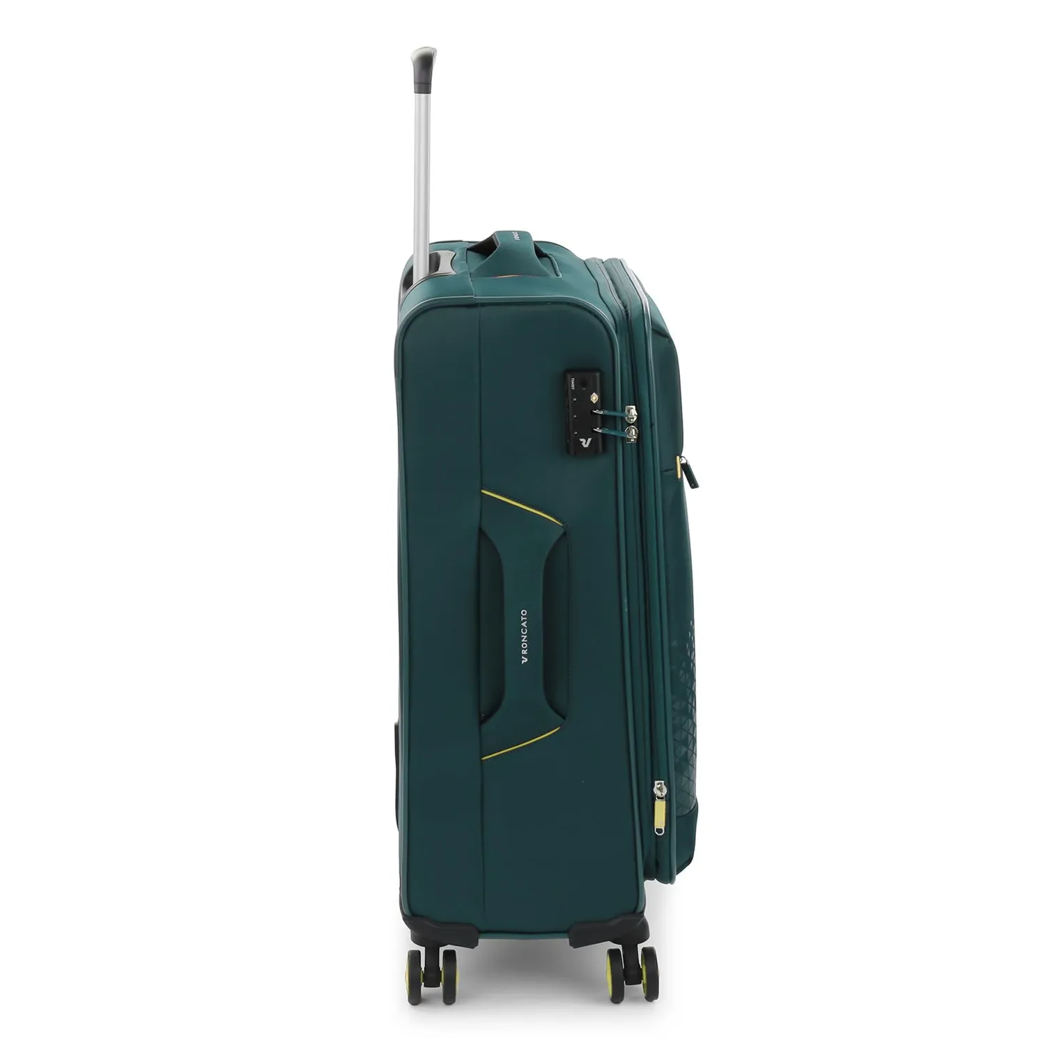 Roncato Crosslite trolley medio 65 cm verde bottiglia espandibile