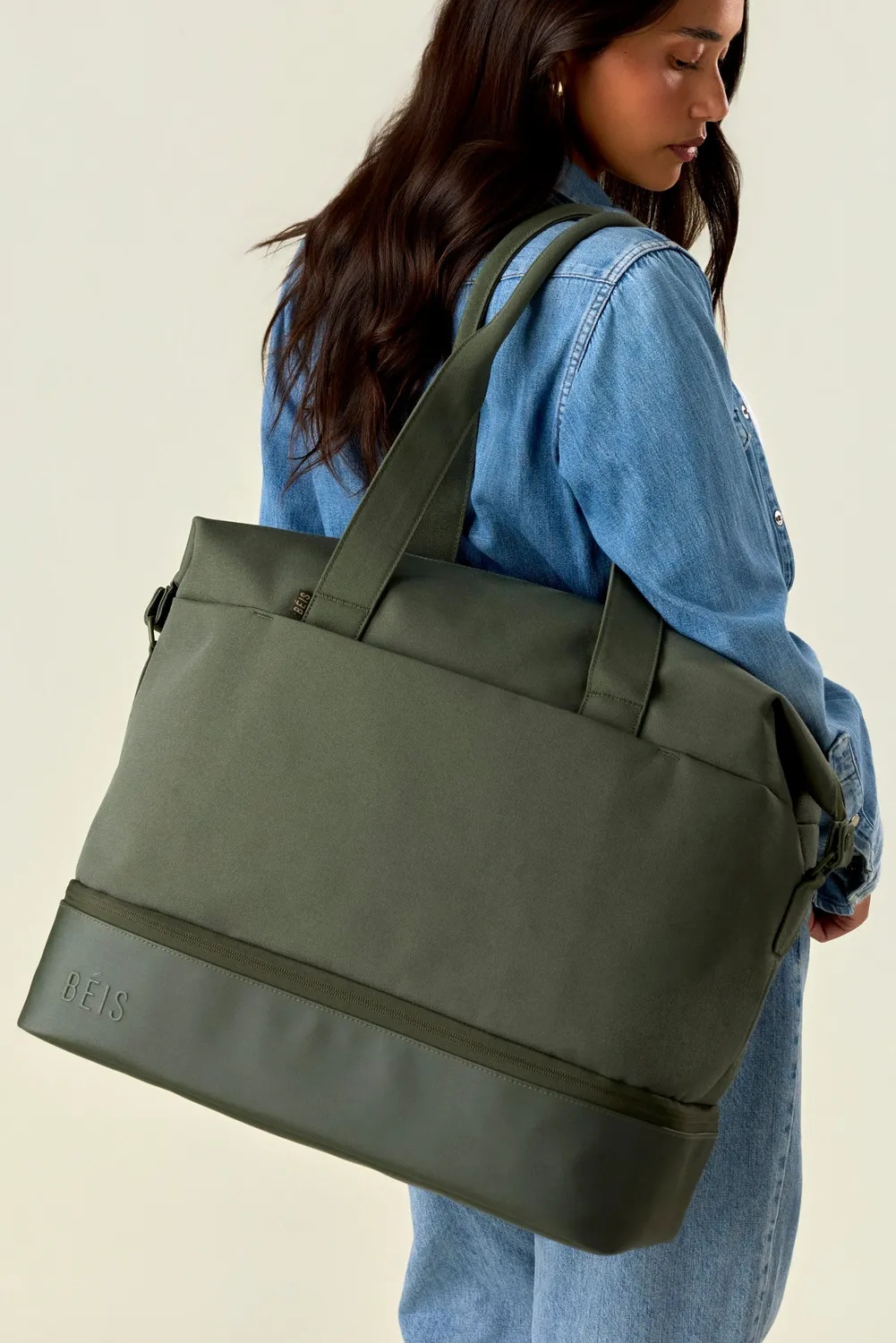 Beis The Starter Set trolley + borsone Olive viaggio