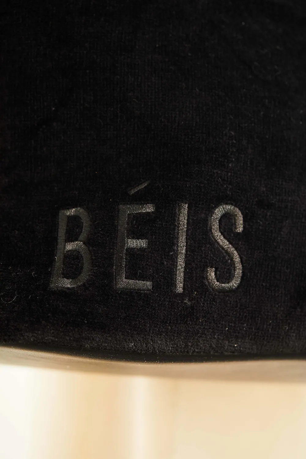 Beis Terry Tote borsa viaggio nero spugna