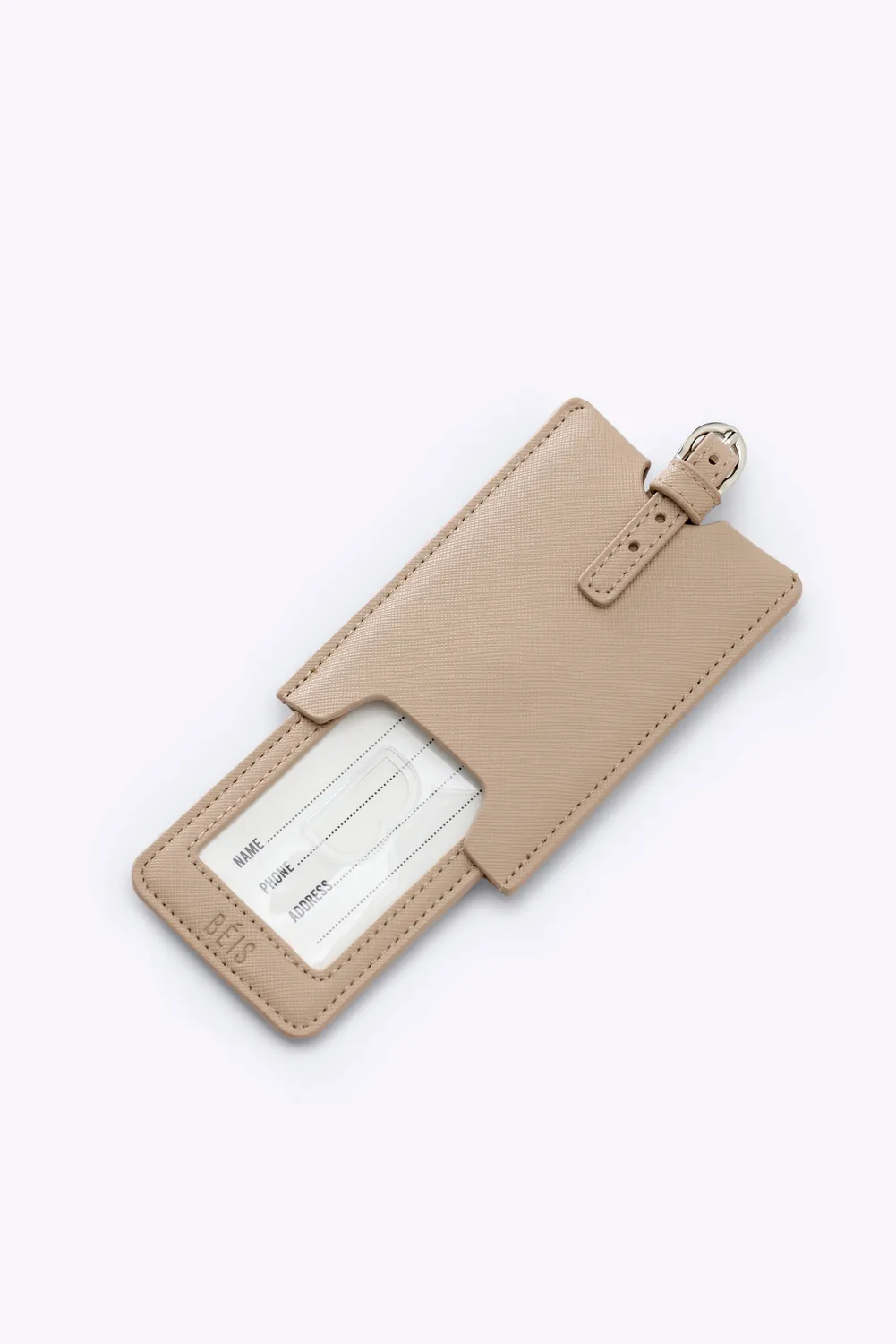 Beis Luggage Tag etichetta bagaglio beige
