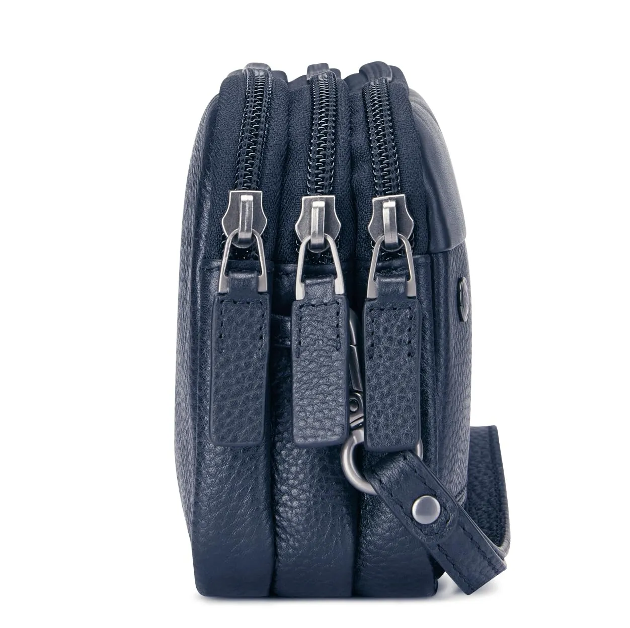 Roncato Alaska Borsello Uomo 3 Scomparti Nero