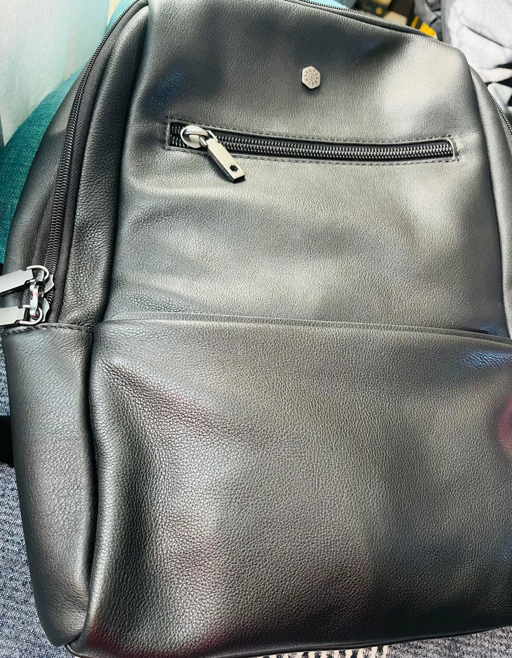 Jekyll & Hide Montana Laptop zaino pelle nero pieno fiore