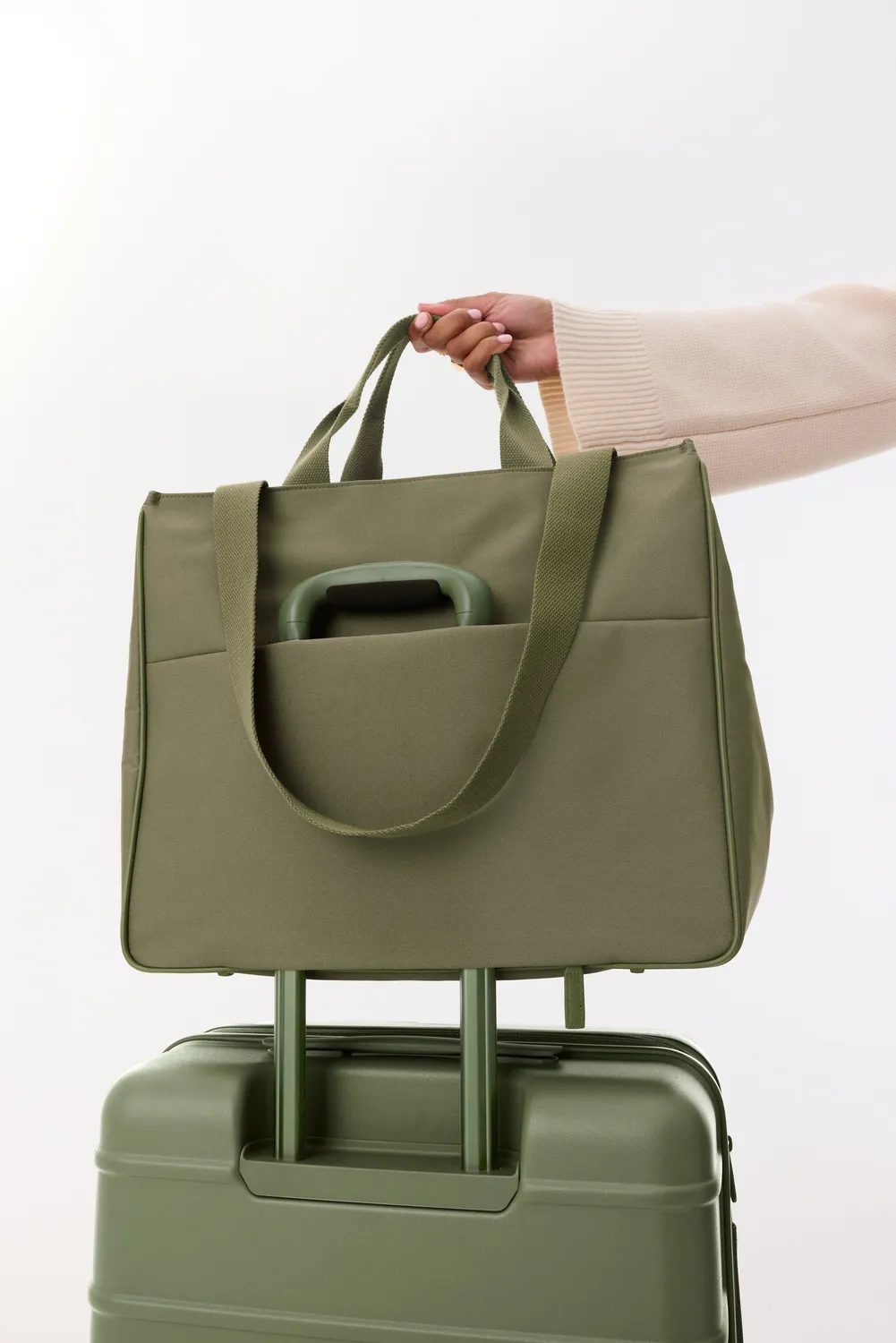 Beis East To West shopper oliva da viaggio