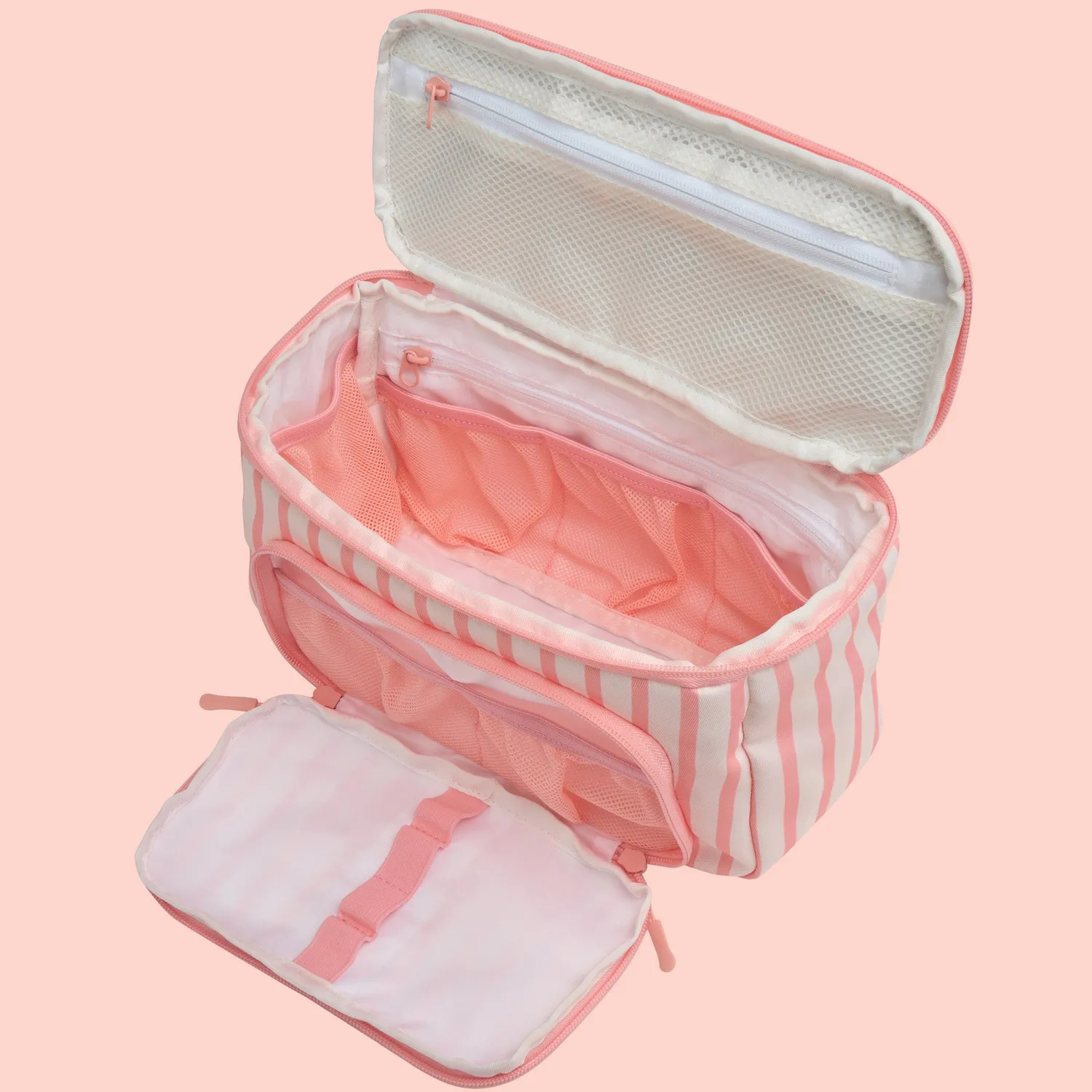 Cabin Max Classic Striped trousse viaggio rosa righe