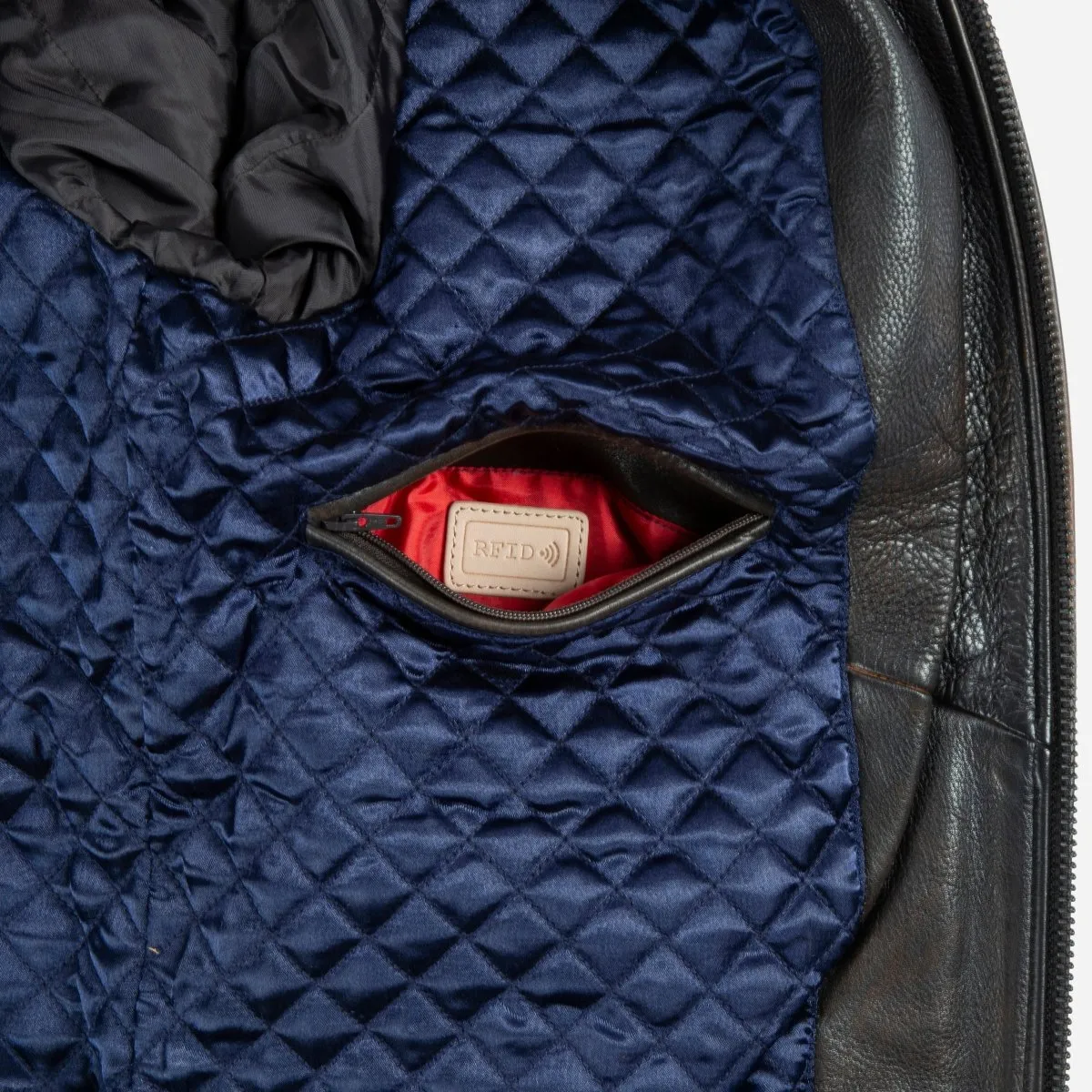 Jekyll & Hide Harley giacca pelle nera uomo