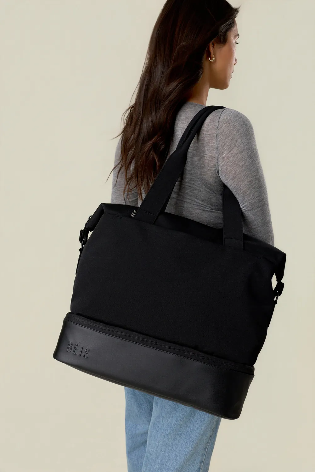 Beis Carry-On Starter Set roller weekender nero rigido