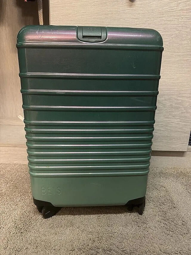Beis Carry-On Roller Beige trolley mano beige rigido