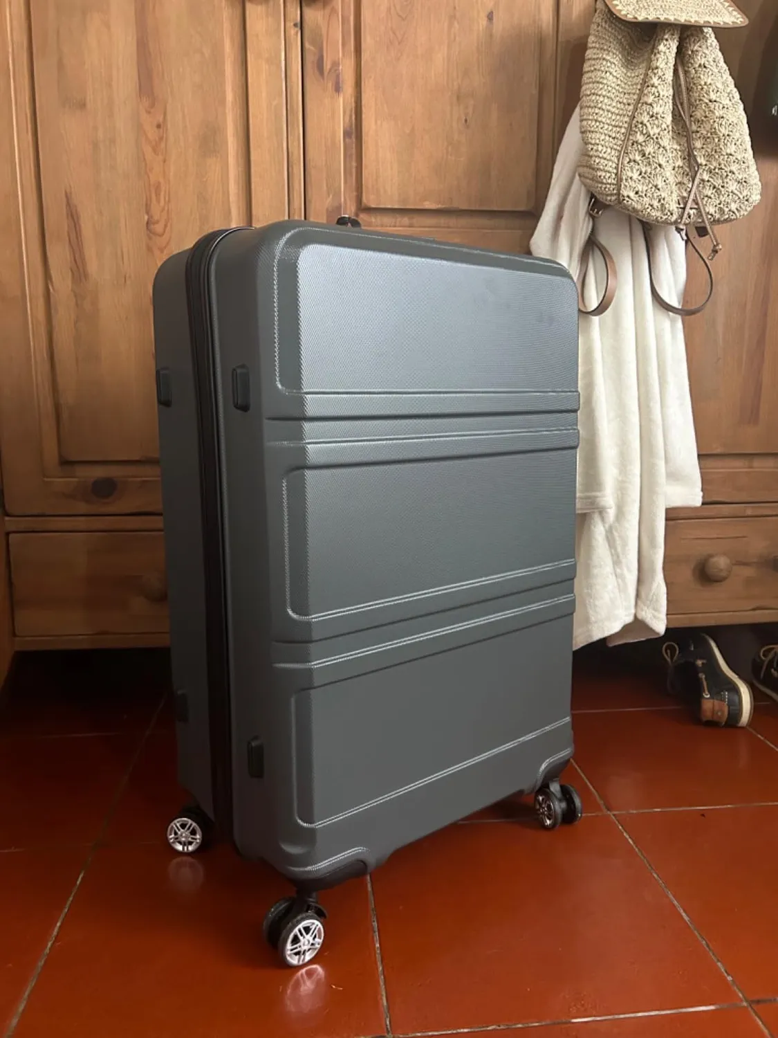 Kono trolley rigido TSA bagaglio a mano 4 ruote