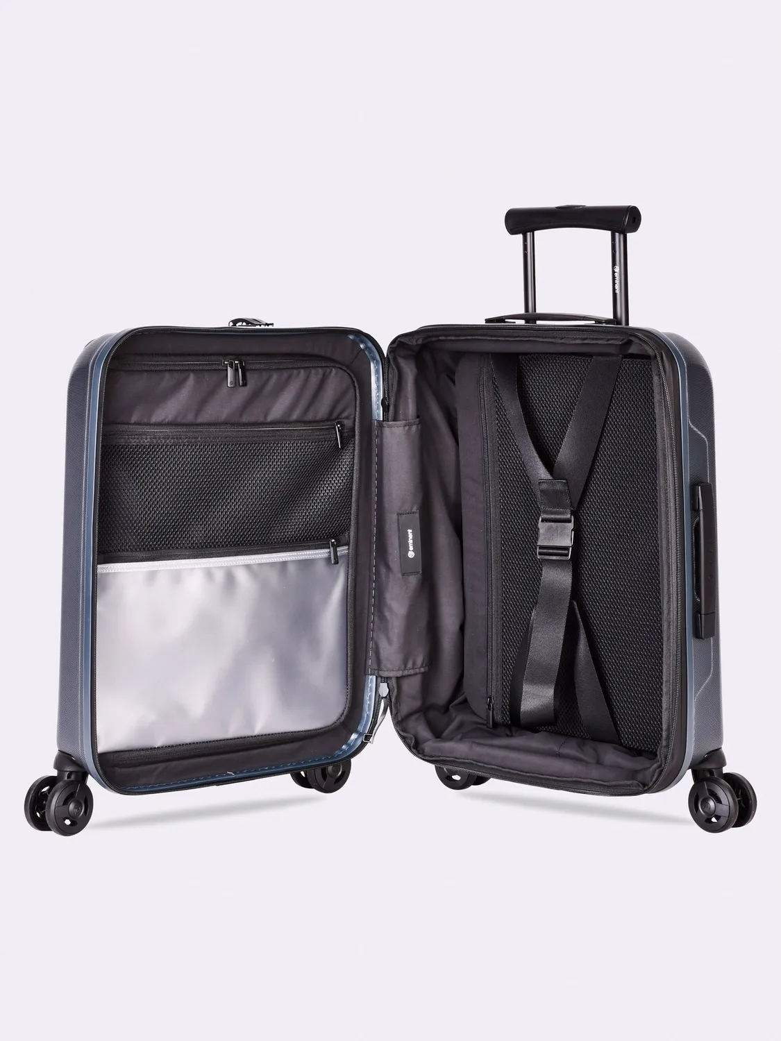 Eminent Kapstadt Premium Edition valigia grigia tasca anteriore