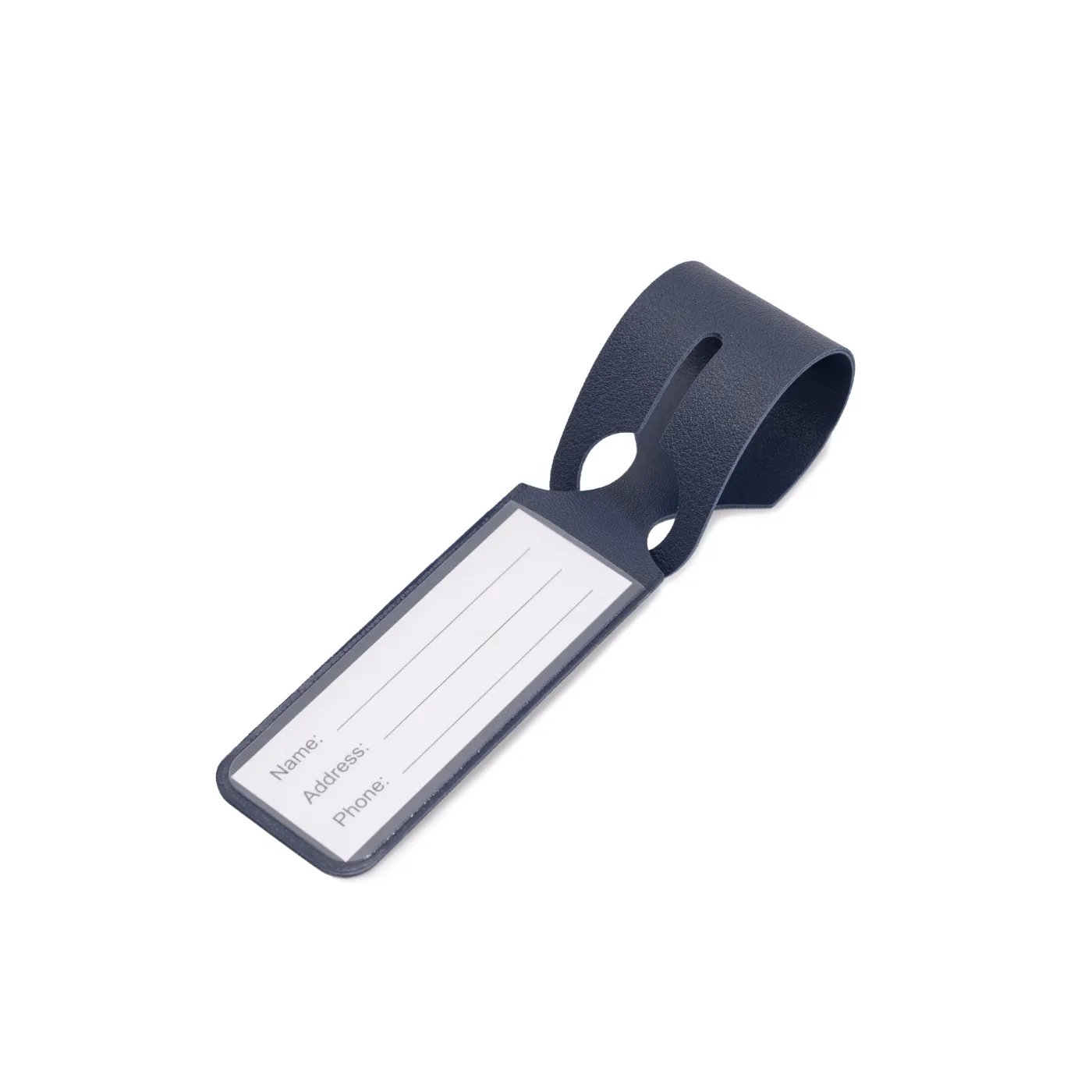 CELIMS etichetta valigia porta nome blu navy resistente