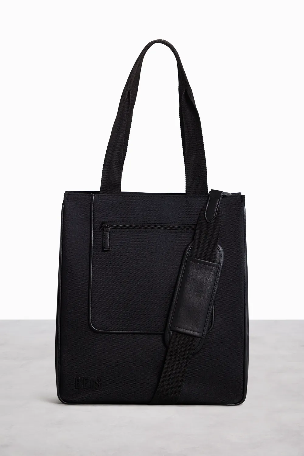 Beis North To South Tote borsa nera riciclata