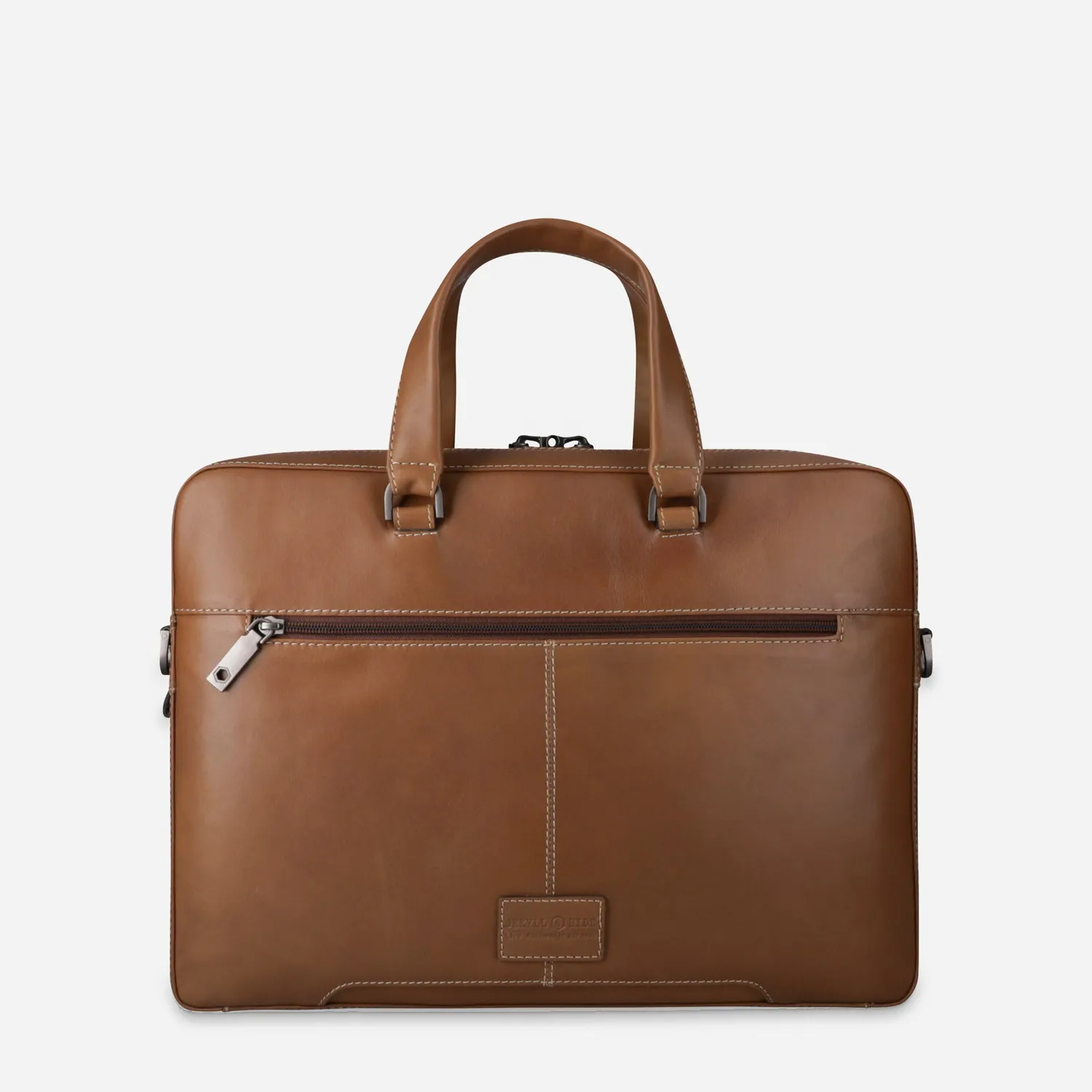 Jekyll & Hide Oxford Cartella Slim Mocha pelle 15" laptop