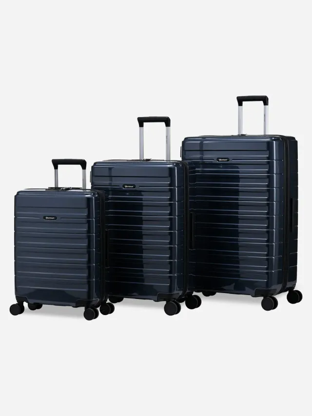 Eminent Voyager Set valigie espandibile nero 4cm