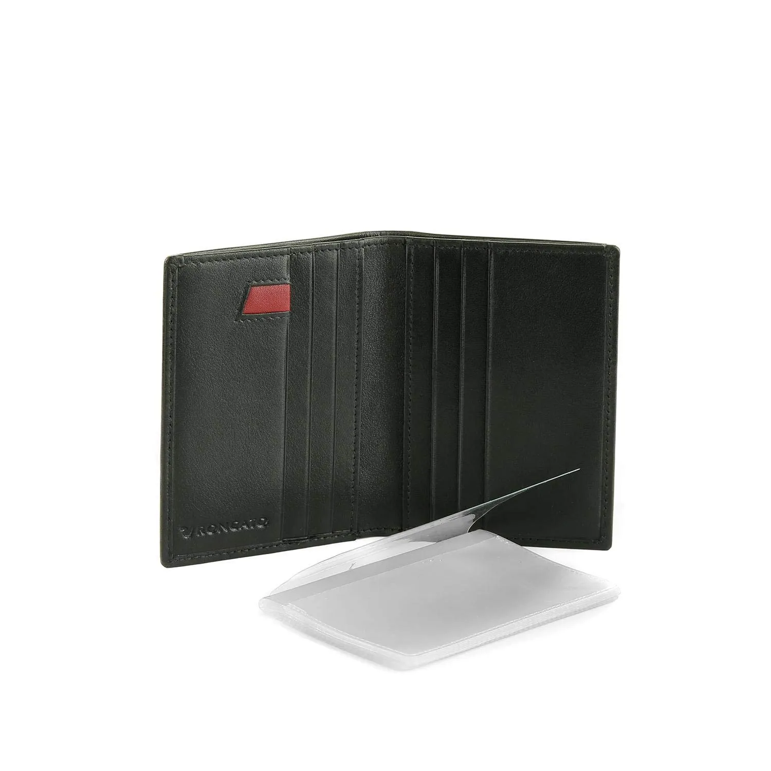 Roncato Pascal portacarte nero 8x10,2 cm vera pelle RFID