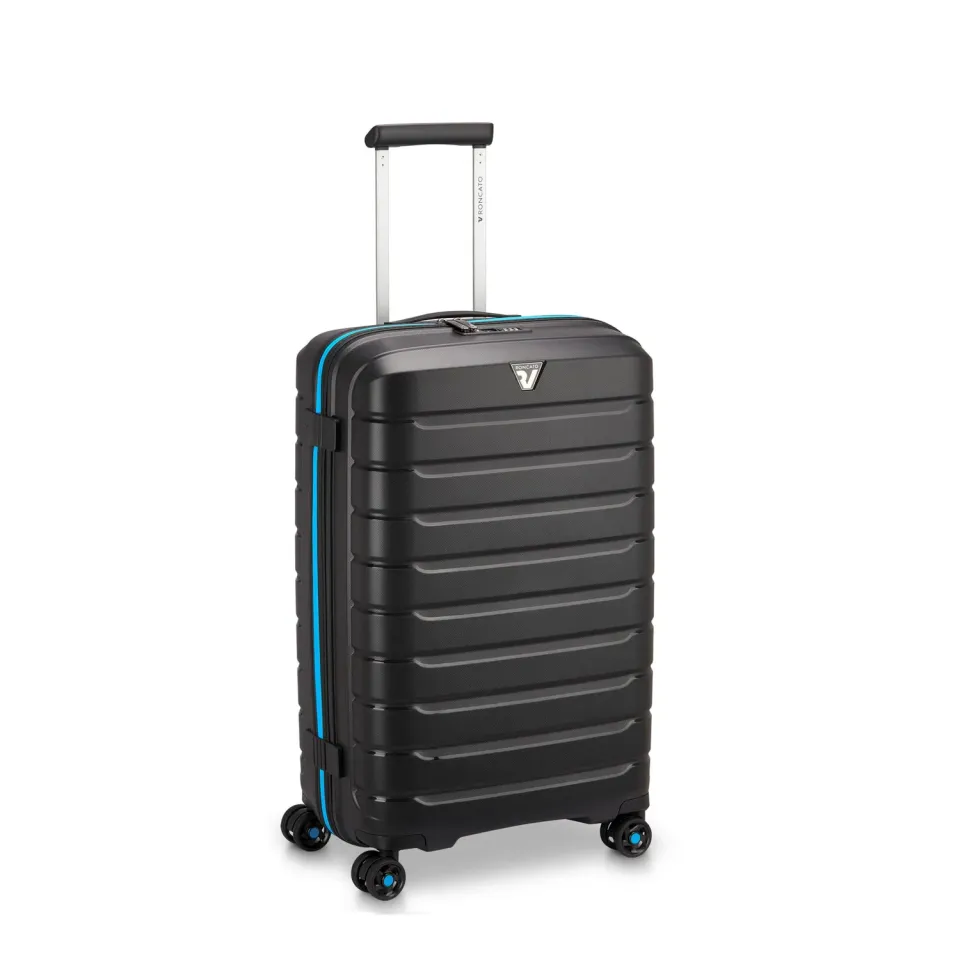 Roncato B-Flying Neon Trolley Medio 68 cm Nero 73 L