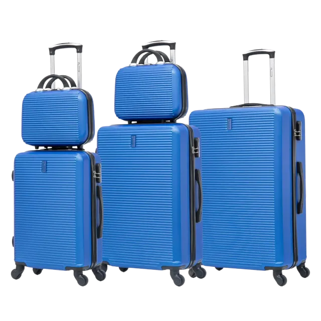 CELIMS Weekend set valigie rigide 5 pezzi blu ABS