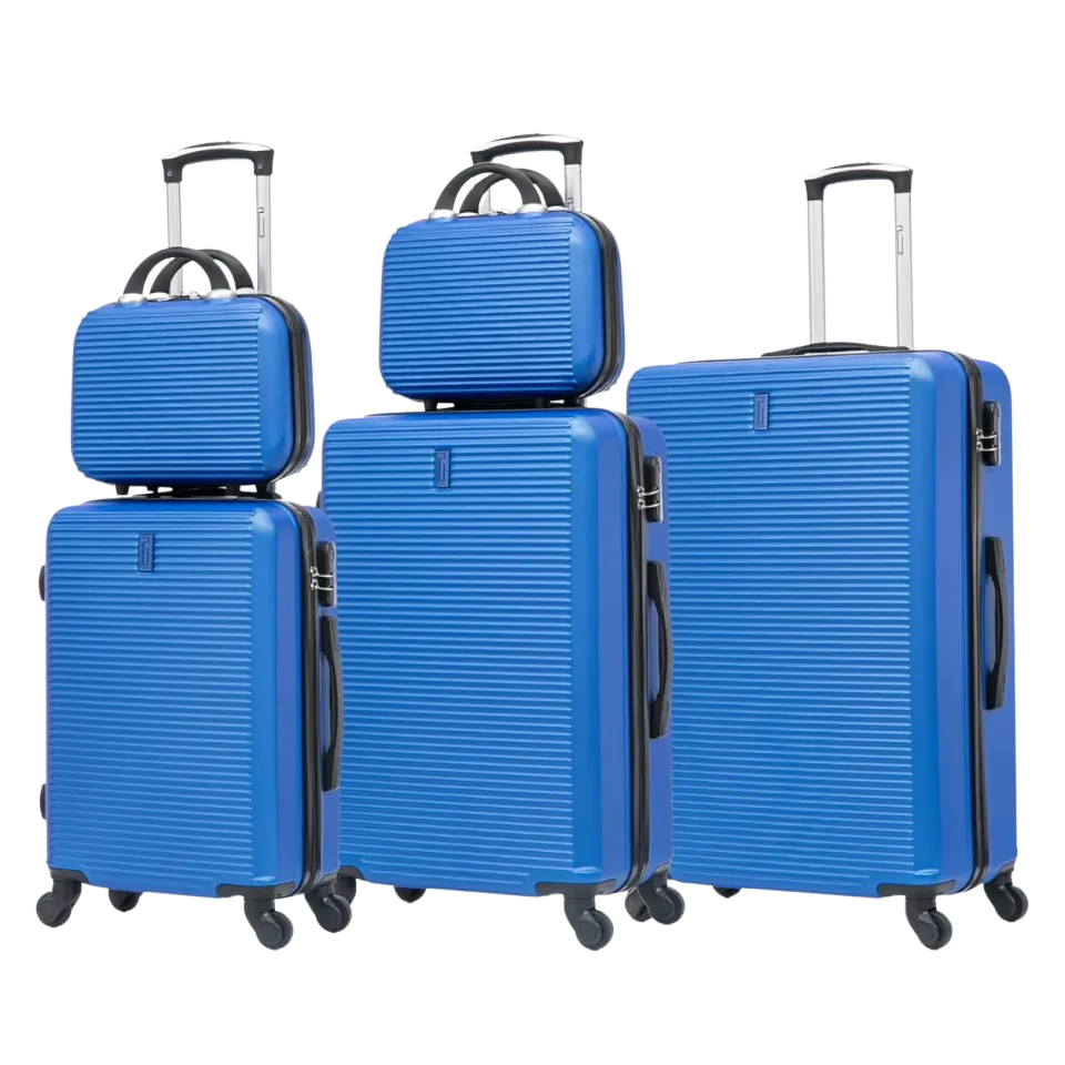 CELIMS Weekend set valigie rigide 5 pezzi blu ABS