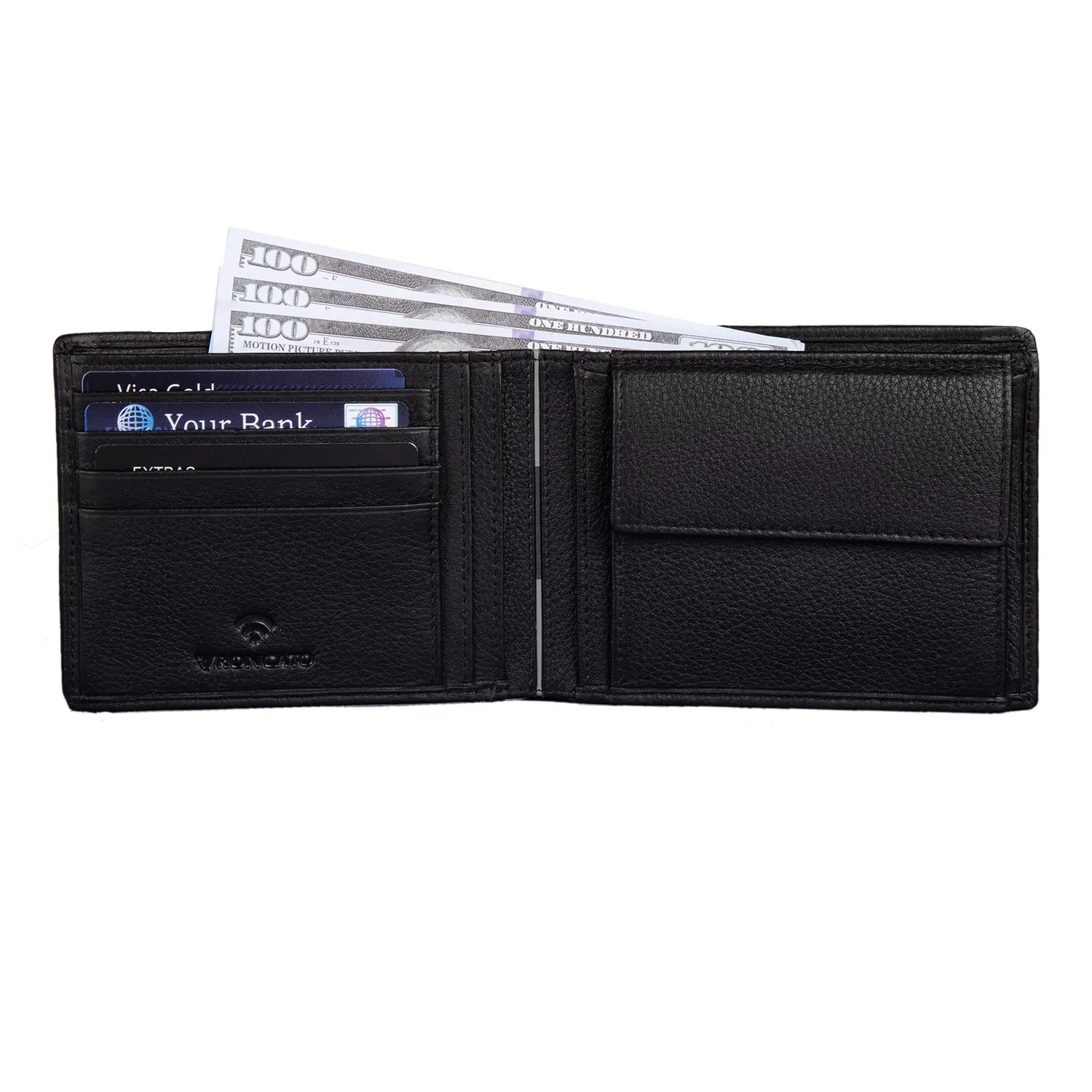 Roncato PE-Boston portafoglio uomo nero RFID 13x9,5 cm