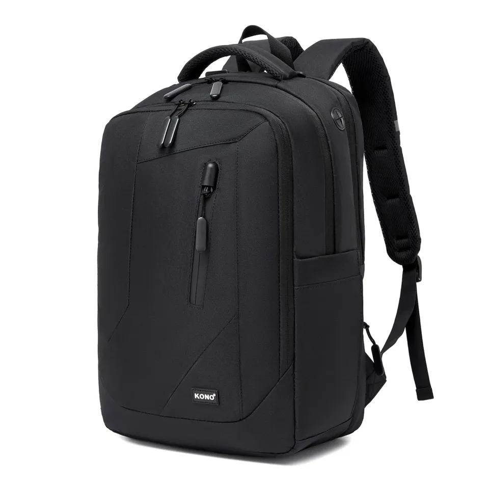 Kono zaino porta PC 15,6 pollici nero antifurto