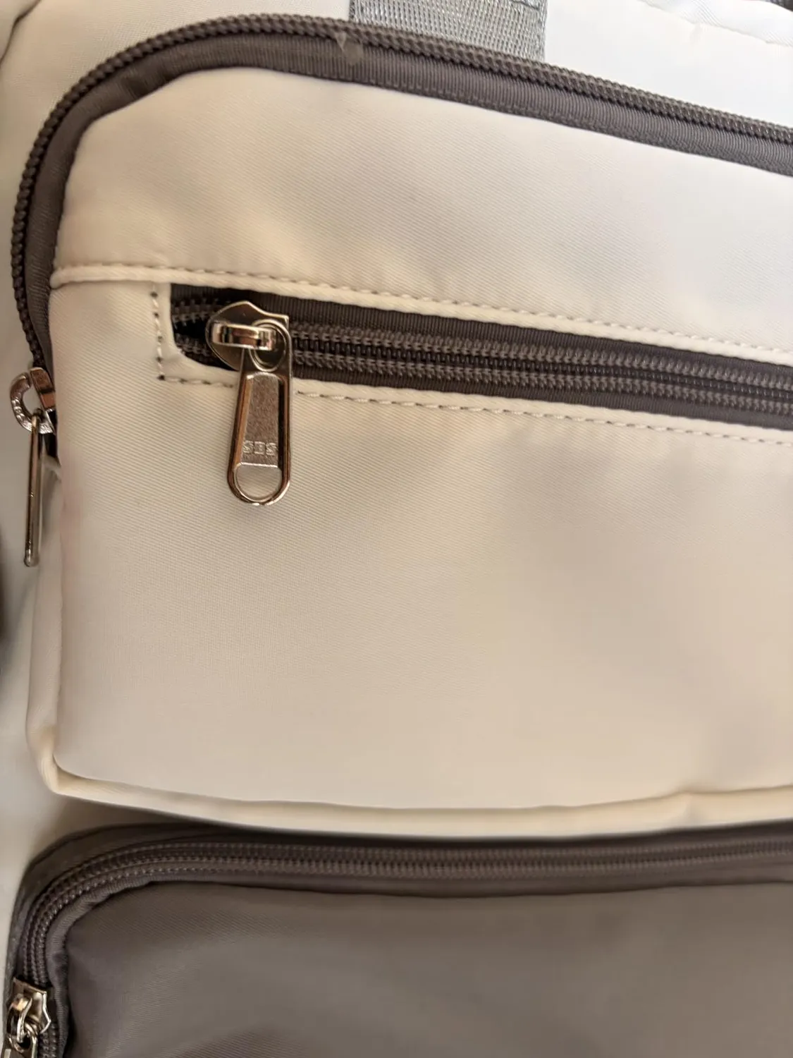 Kono 15,6 Pollici zaino porta PC beige/grigio impermeabile