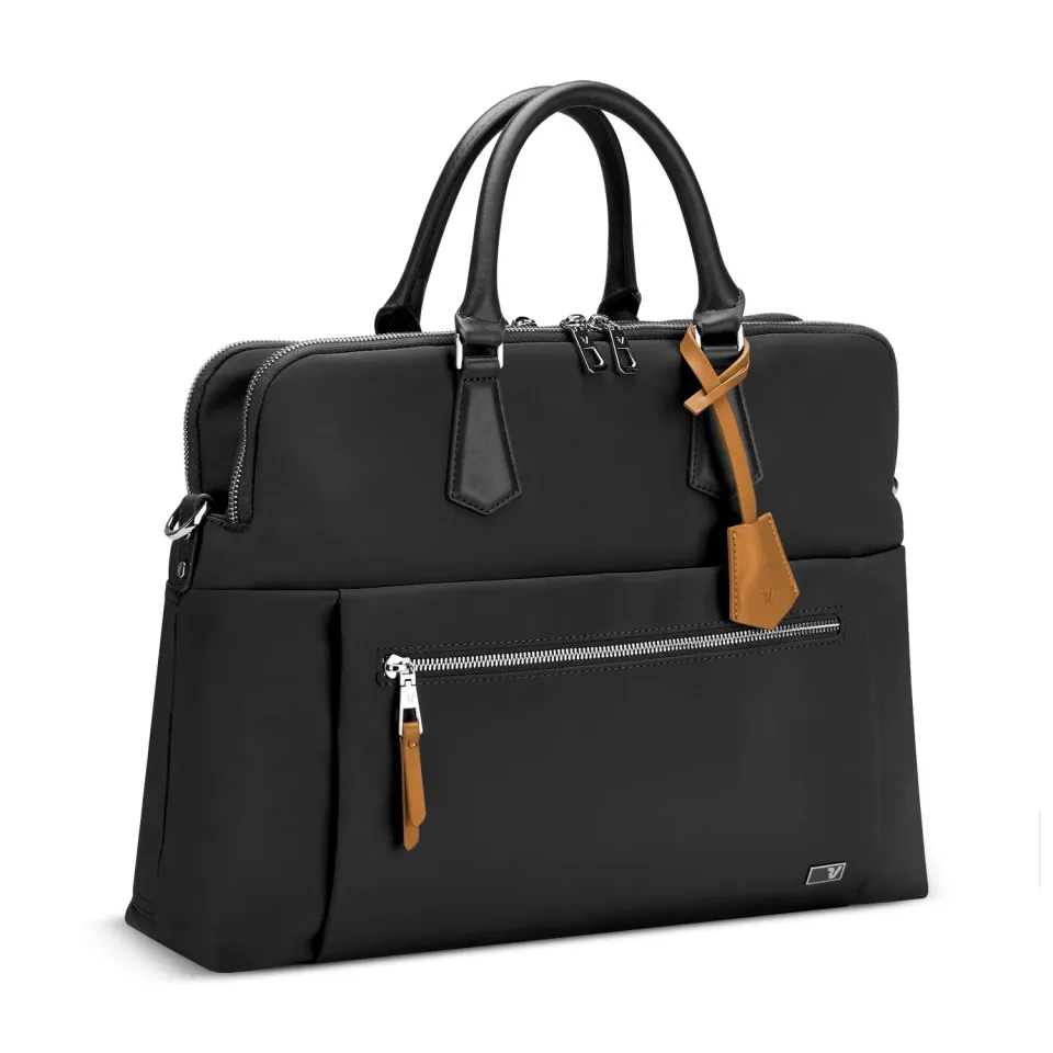 Roncato Woman Biz Cartella Lavoro Nero 42x30x10 cm 3 Scomparti