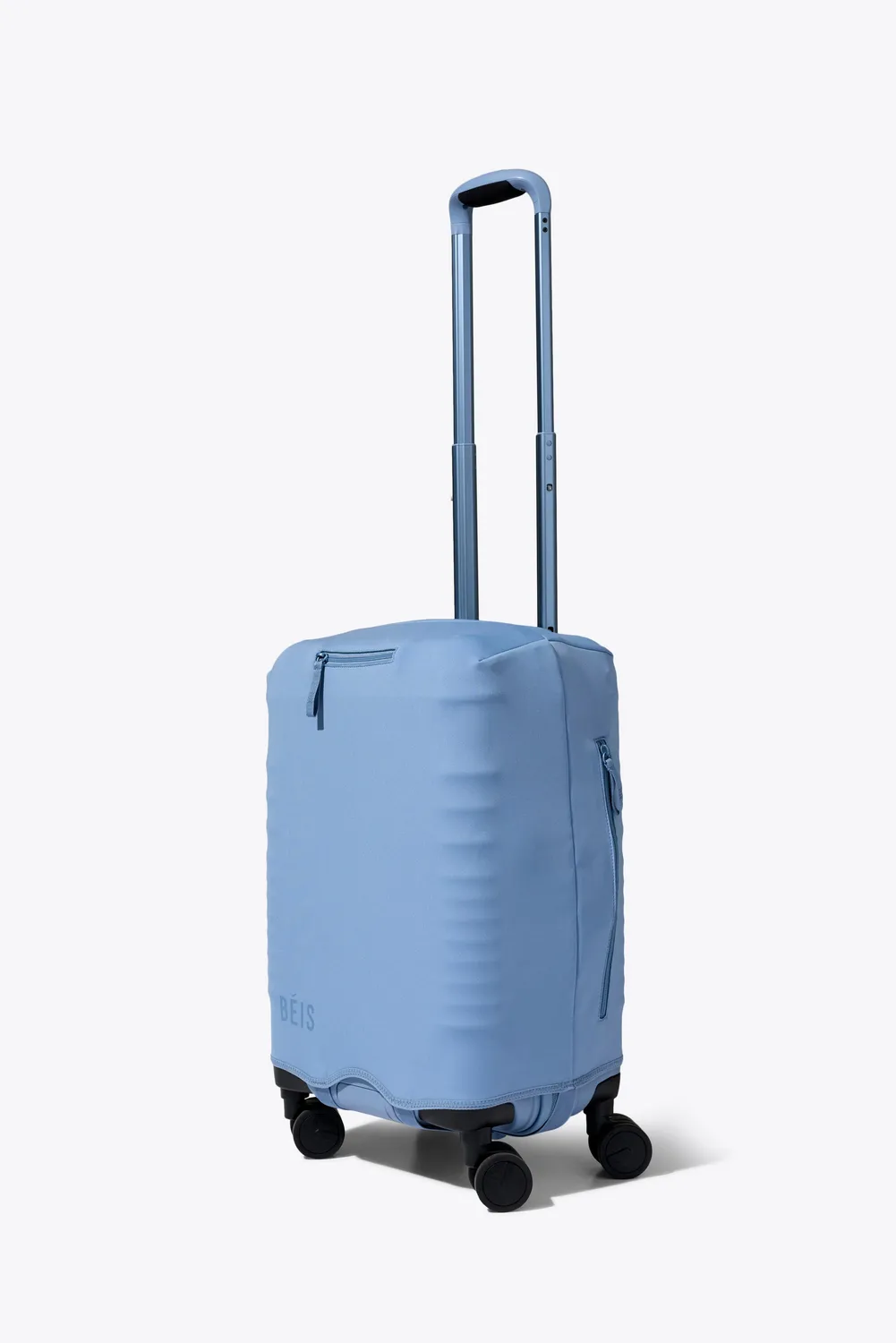 Beis Hybrid Carry-On cover valigia dusty blue